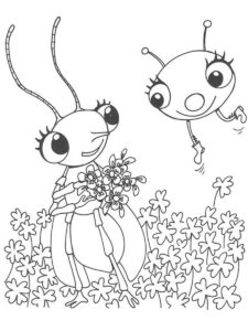 Miss Spider 16 coloring page