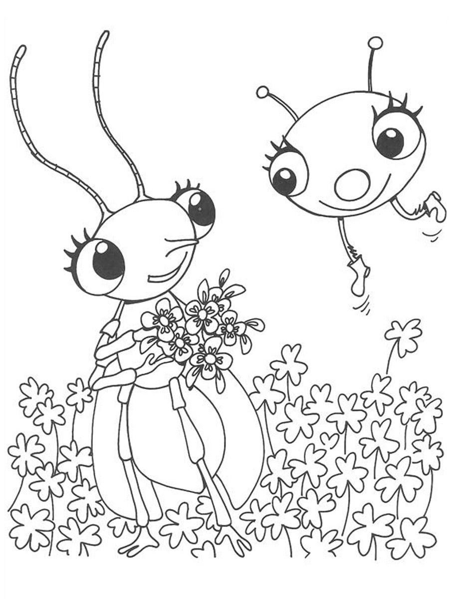 Miss Spider 16 coloring page