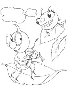 Miss Spider 19 coloring page