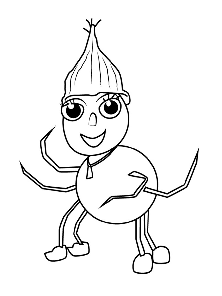Miss Spider 3 coloring page