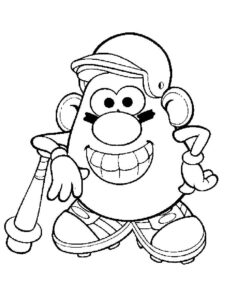 Mister Potato 11 coloring page