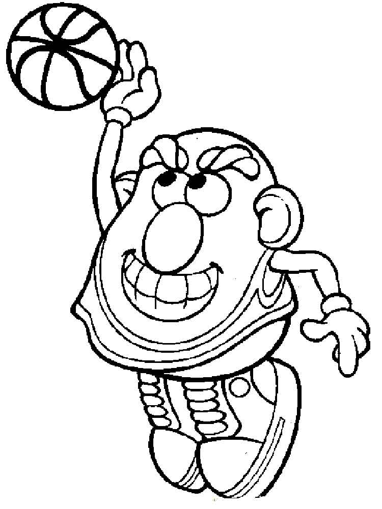 Mister Potato 12 coloring page