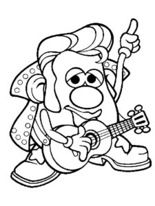Mister Potato 14 coloring page