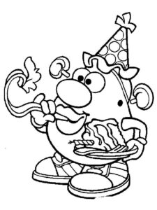 Mister Potato 15 coloring page