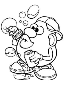 Mister Potato 16 coloring page