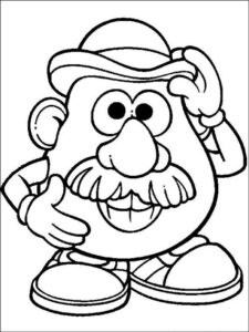Mister Potato 21 coloring page