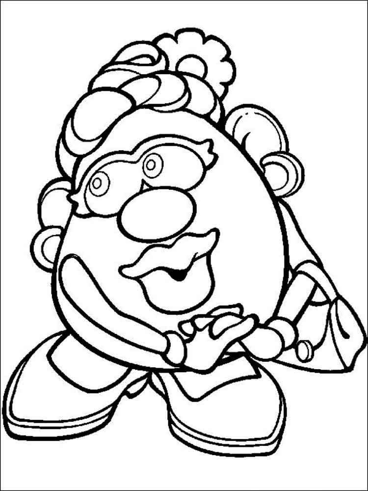 Mister Potato 24 coloring page