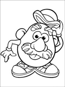 Mister Potato 25 coloring page