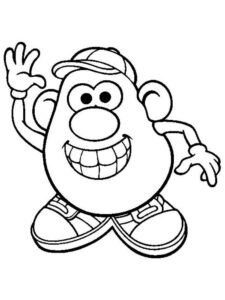 Mister Potato 4 coloring page