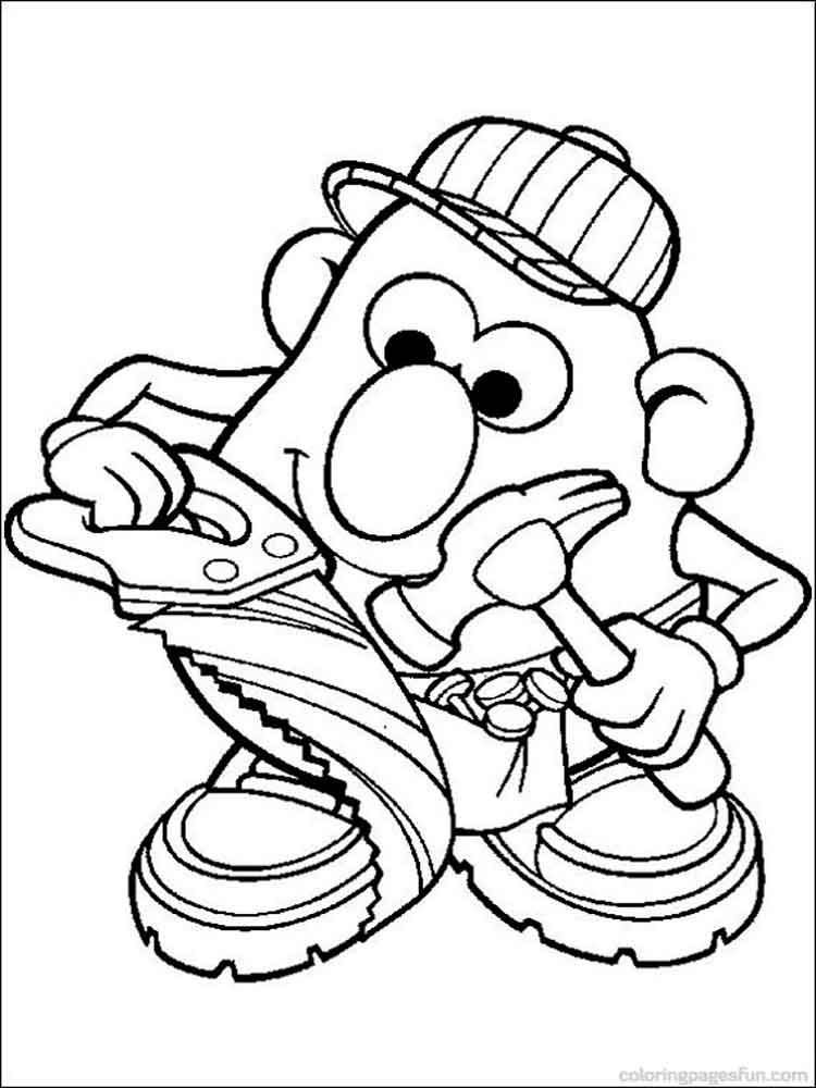 Mister Potato 5 coloring page