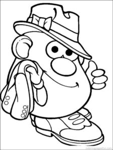 Mister Potato 8 coloring page