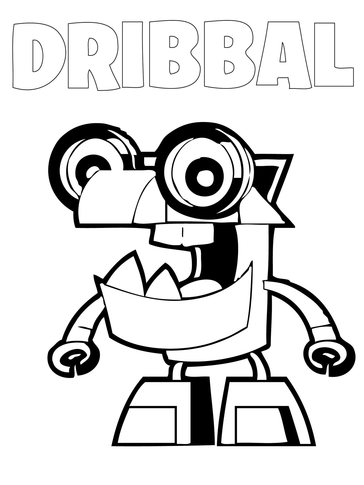 Dribbal coloring page