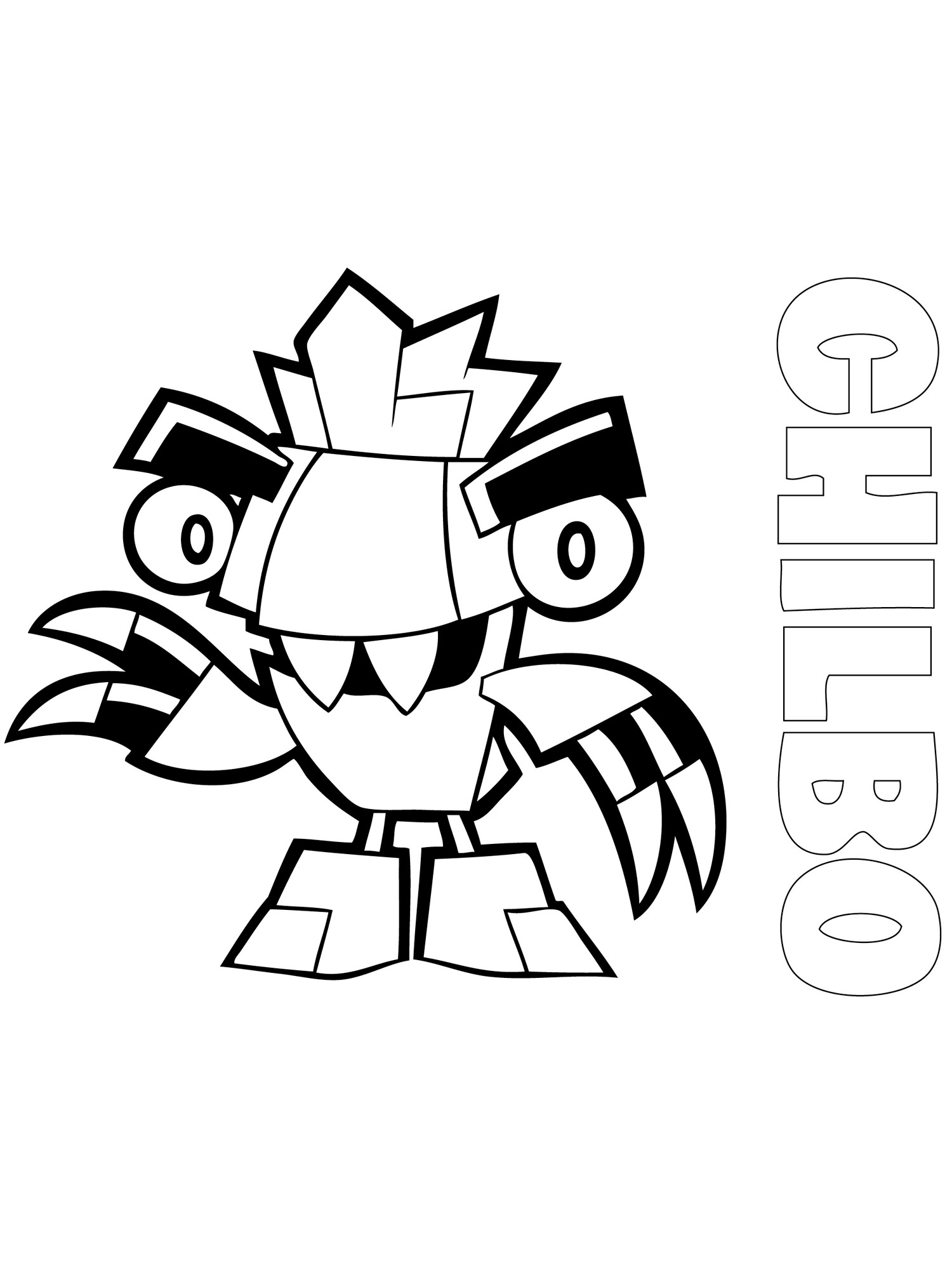 Chilbo coloring page