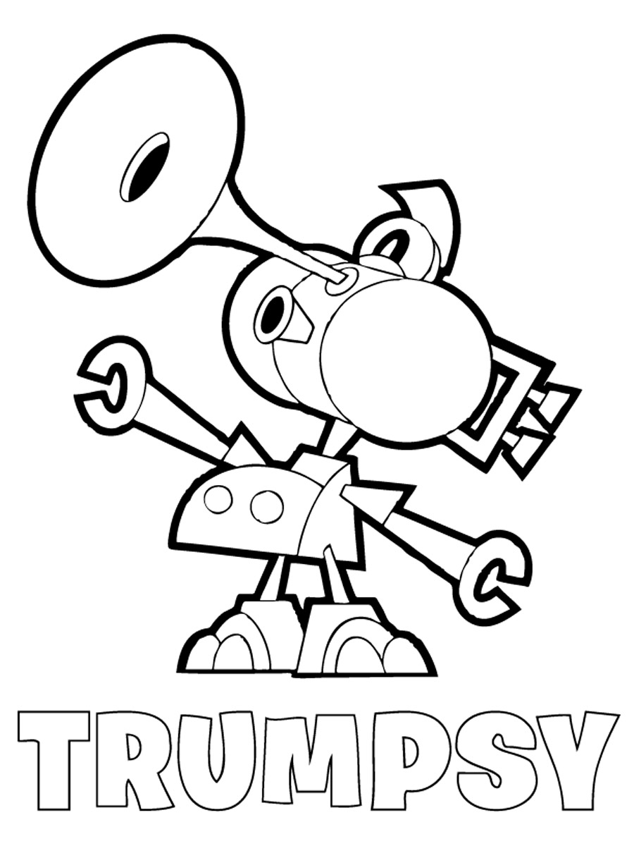 Trumpsy coloring page