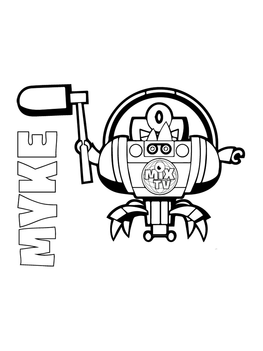 Myke coloring page