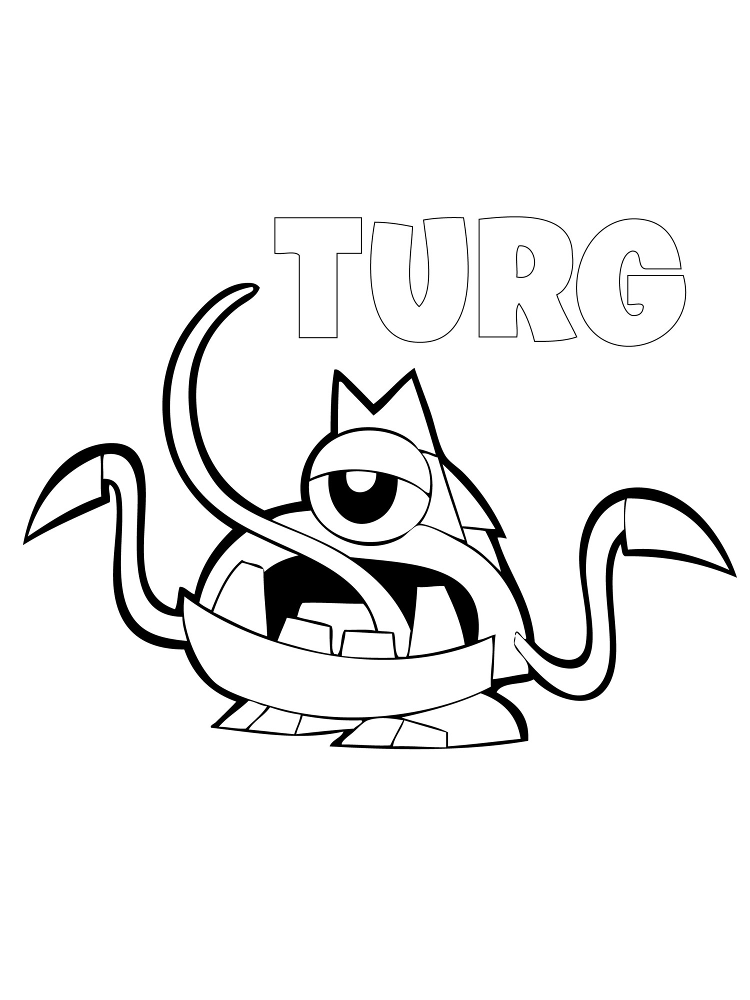 Turg coloring page