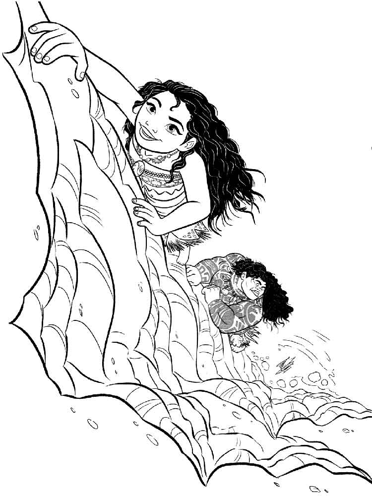 Moana 20 coloring page