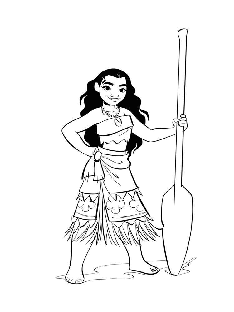 Moana 26 coloring page