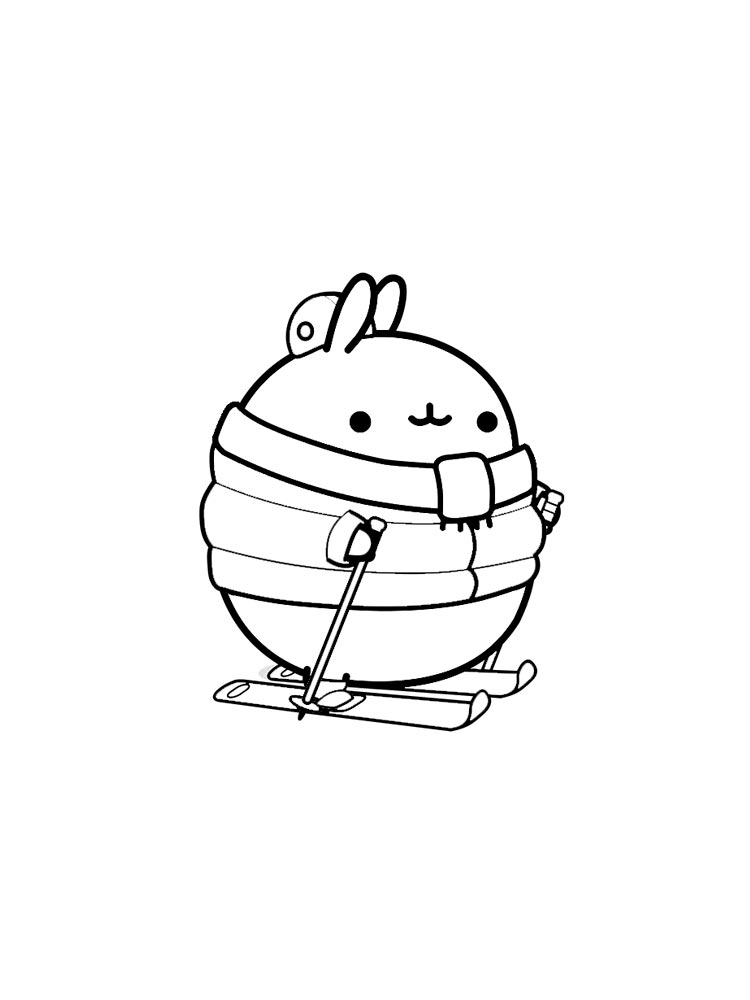 Molang 1 coloring page