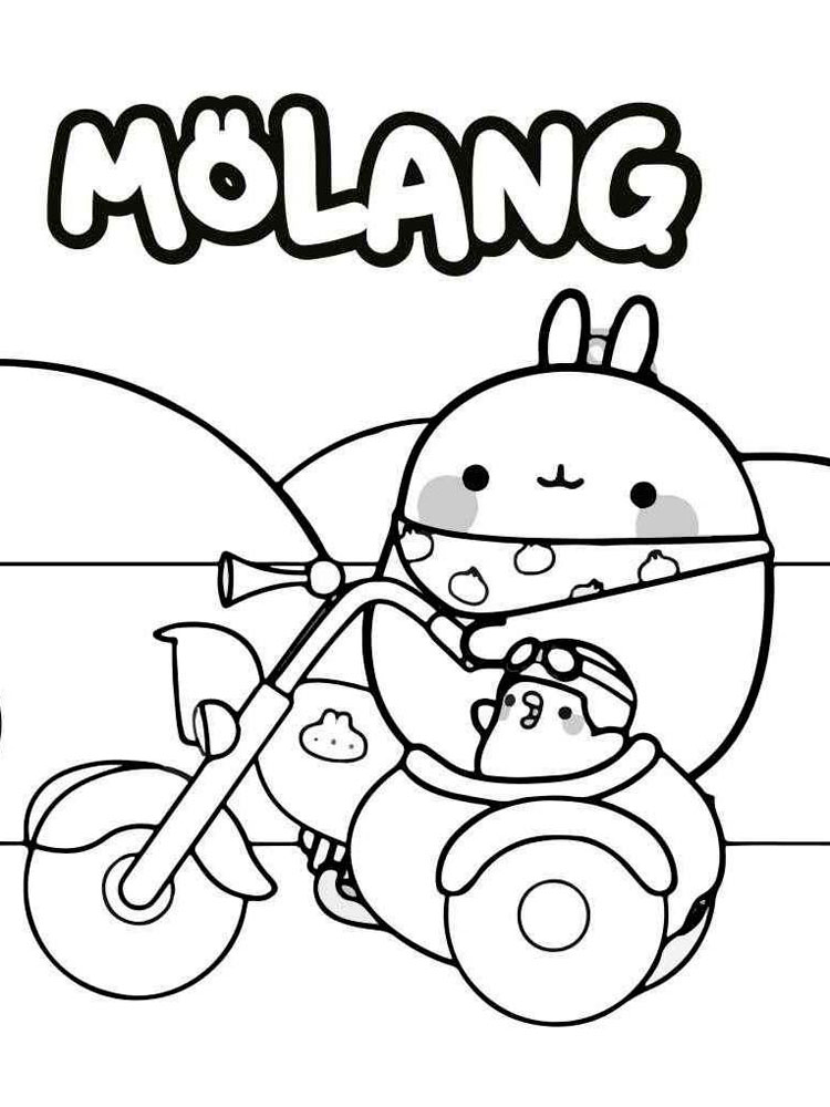 Molang 15 coloring page