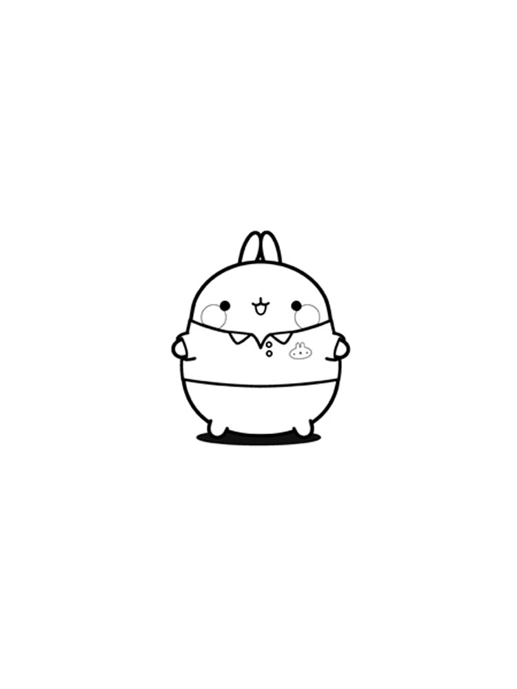 Molang 3 coloring page