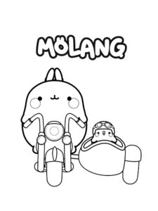 Molang 4 coloring page