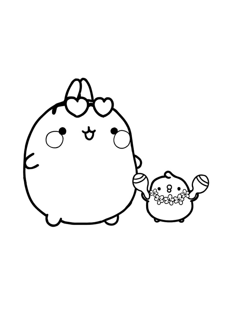 Molang 6 coloring page