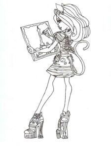 Howleen Wolf coloring page