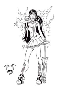 Monster High 101 coloring page
