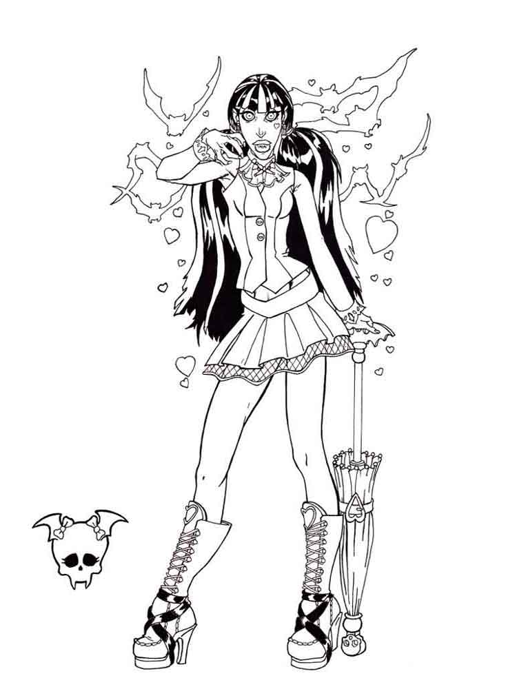 Monster High 101 coloring page