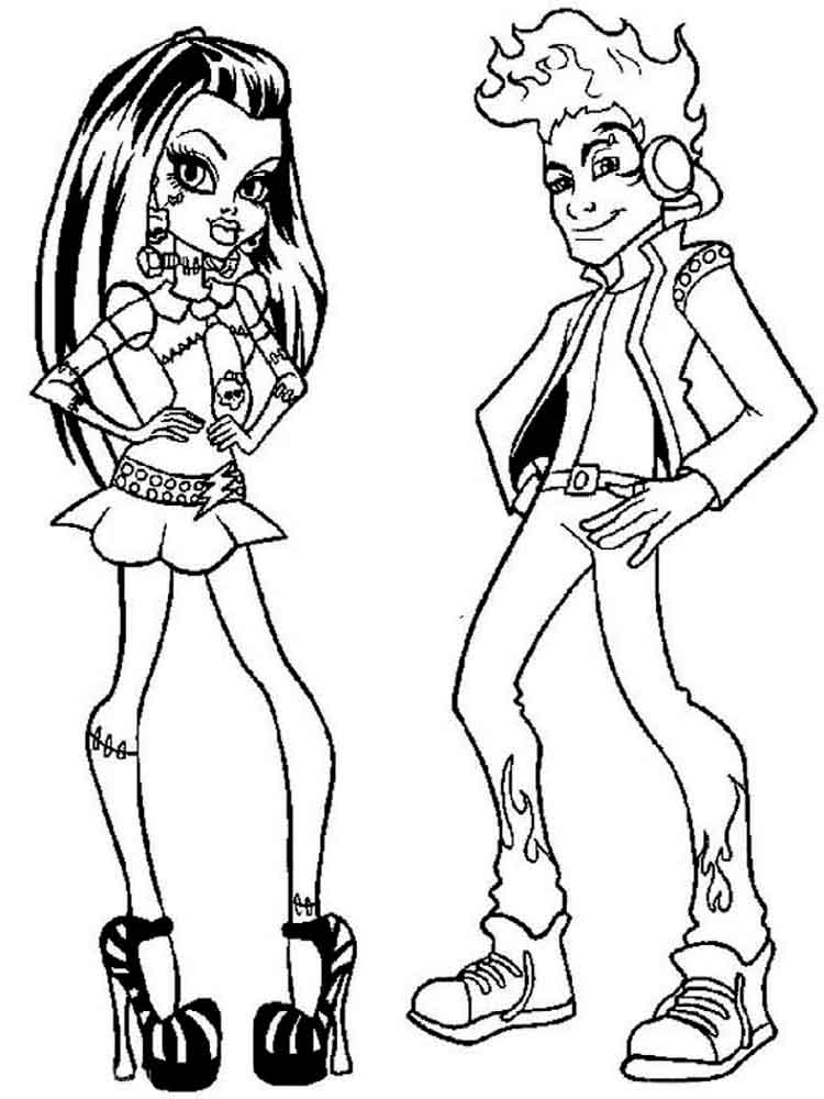 Monster High 104 coloring page