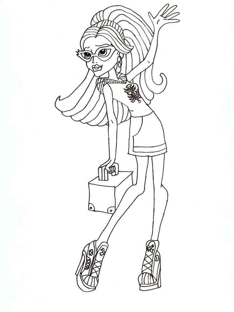 Ghoulia Yelps coloring page