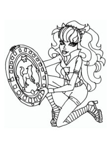 Clawdeen Wolf 13 Wishes coloring page