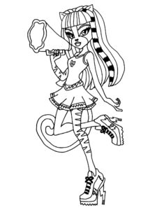 Meowlody coloring page