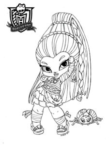 Chibi Nefera de Nile coloring page