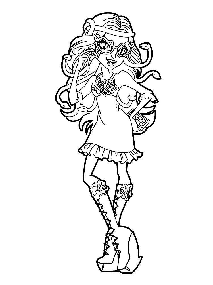 Stylish Lagoona Blue coloring page