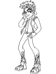 Holt Hyde coloring page