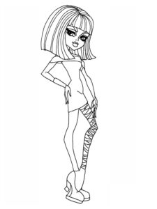 Cleo coloring page