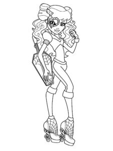 Monster High Operetta coloring page