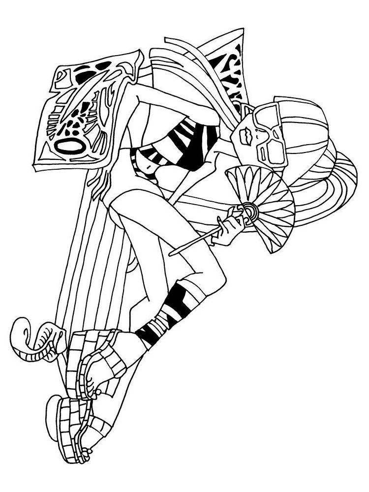 Nefera de Nile Monster High coloring page