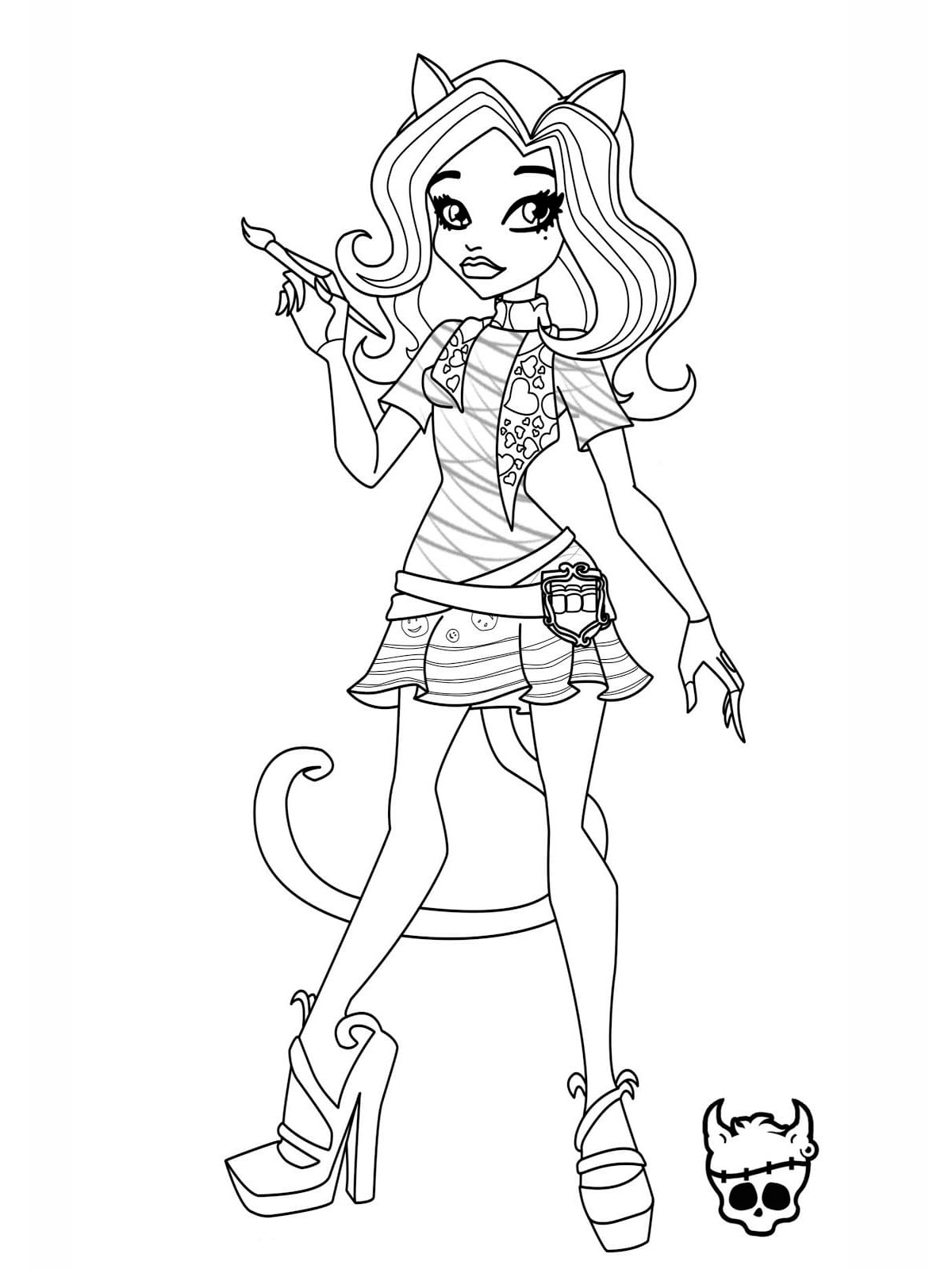 Catrine DeMew coloring page