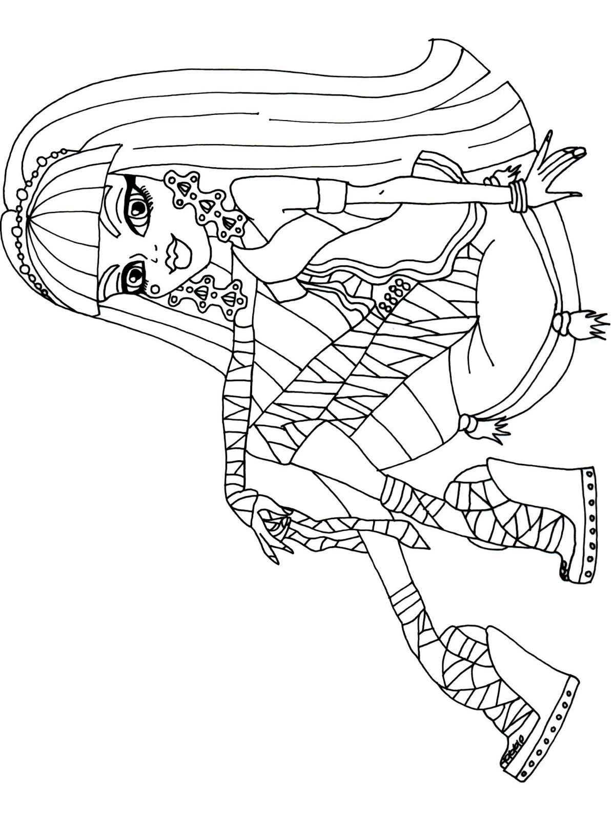 Cool Cleo de Nile coloring page