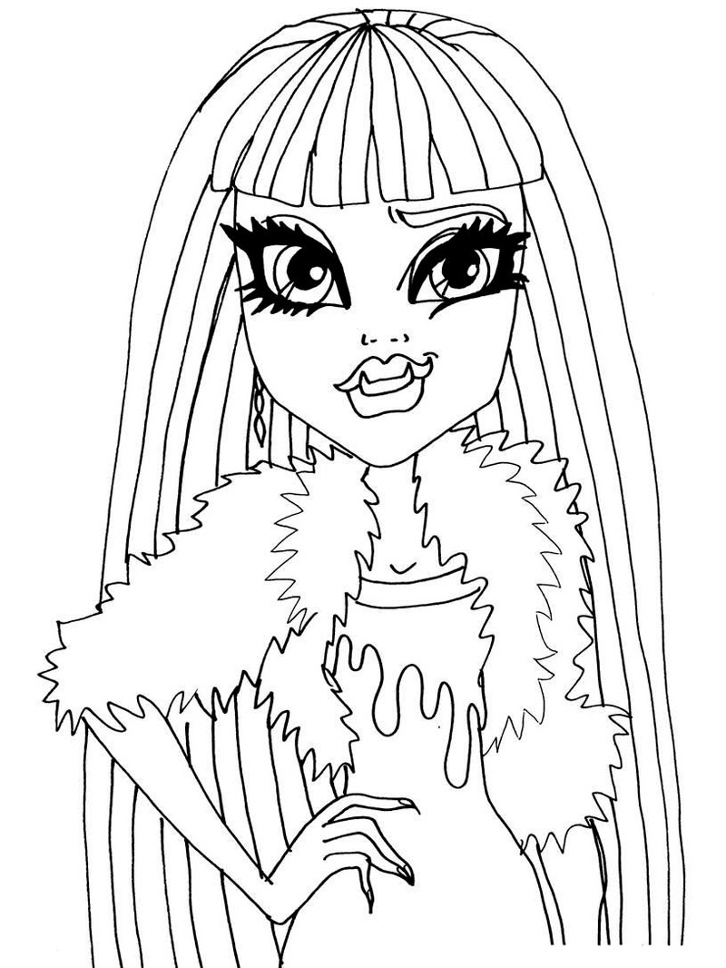 Abbey Bominable coloring page
