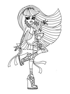 Cleo de Nile Monster High coloring page