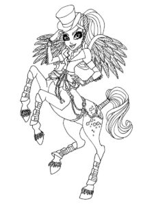 Avea Trotter coloring page