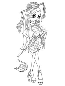 Jinafire Long coloring page