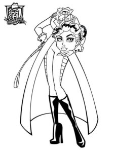 Headless Headmistress Bloodgood coloring page