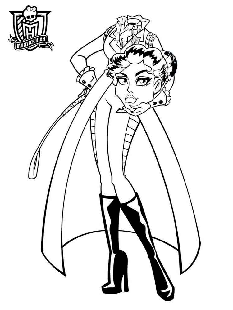 Headless Headmistress Bloodgood coloring page