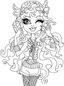 Lagoona Blue coloring page