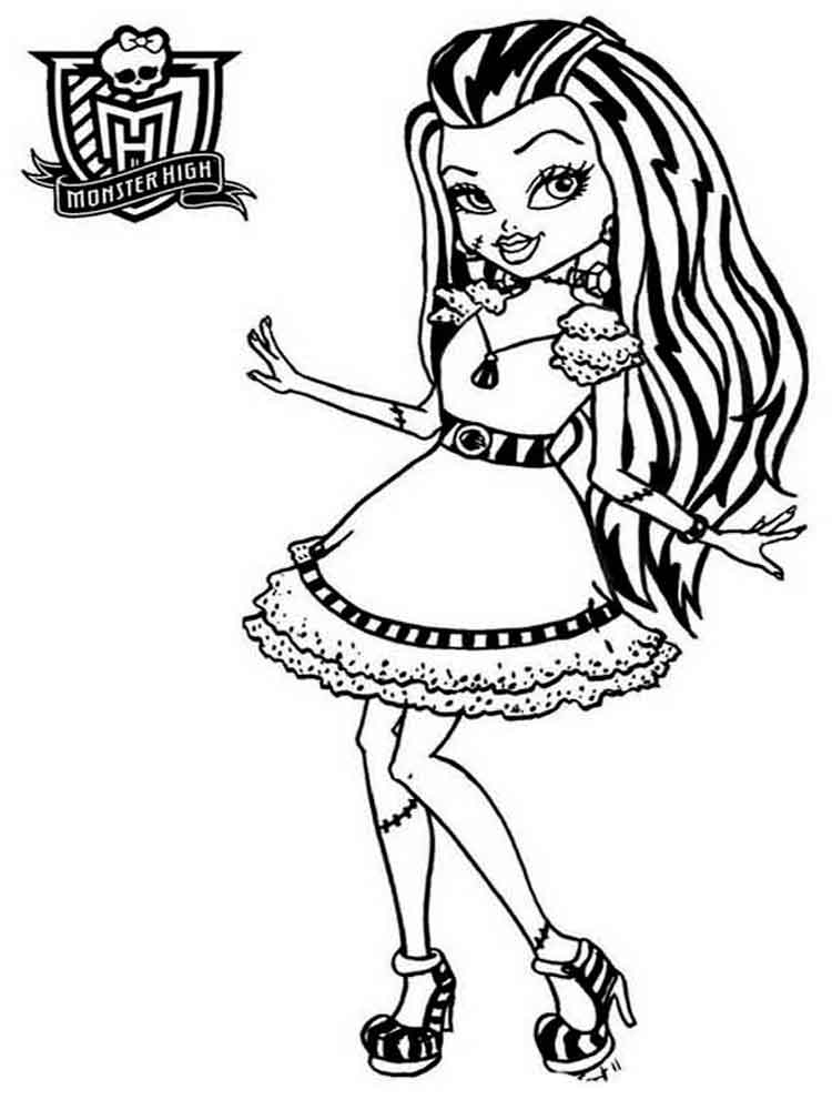 Frankie coloring page